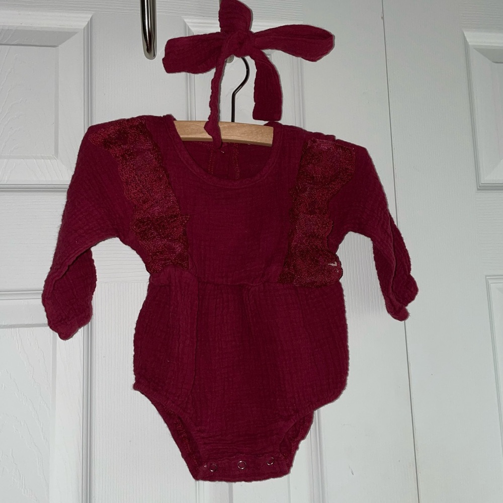 Bubble outfit & 🎀! 12-18 months